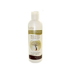Sostar - Natural Shampoo-Σαμπουάν για Ταλαιπωρημένα Μαλλιά με Έλαιο Ελιάς και Έλαιο Argan- 250 ml