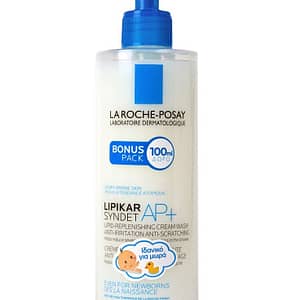 La Roche-Posay | Lipikar Syndet AP |Κρέμα Καθαρισμού Κατά των Ερεθισμών & του Κνησμού για Ξηρό/ Ατοπικό Δέρμα | 400ml