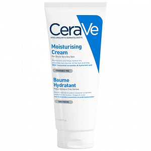 CeraVe Moisturising Cream, Ενυδατική Κρέμα για Πρόσωπο & Σώμα για Ξηρό-Πολύ Ξηρό Δέρμα 177ml