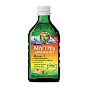Mollers | Μουρουνέλαιο με Γεύση Φρούτων (Tutti Frutti)| 250ml