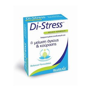 Health Aid | Di Stress | Συμπλήρωμα Διατροφής για Μείωση του Άγχους & της Κούρασης | 30tabs