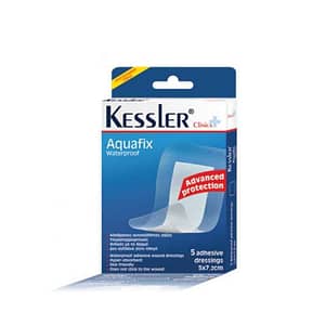 Kessler Aquafix Αδιάβροχες Αυτοκόλητες Γάζες (5x7,2cm) 5τεμ.