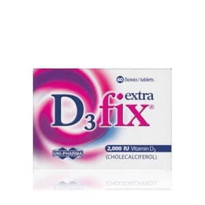 Uni-Pharma D3 Fix Max 2.000iu Συμπλήρωμα Διατροφής με Βιταμίνη D3 60 tabs