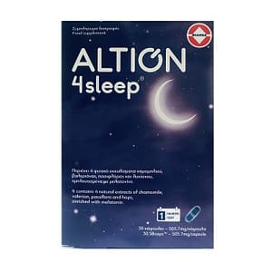 Altion 4Sleep 30 Caps Συμπλήρωμα Διατροφής Κατά της Αϋπνίας