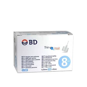 BD Micro-Fine - 8mm, Αποστειρωμένες βελόνες ινσουλίνης 31G 0,25 x 8mm