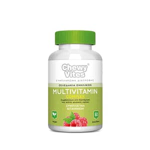 Chewy Vites Adults Multivitamin Complex, Μασώμενες Βιταμίνες Ενηλίκων, 60 Ζελεδάκια