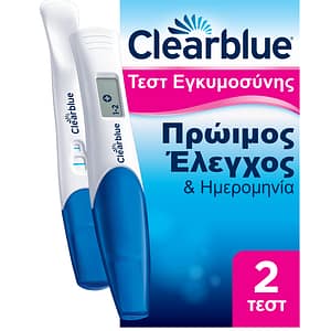 Clearblue Combo Pack Τεστ Εγκυμοσύνης Πρώιμος Έλεγχος & Ημερομηνία 2τμχ