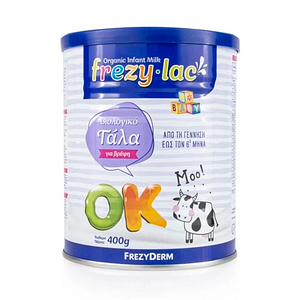 Frezyderm Frezylac OK Βιολογικό Γάλα σε Σκόνη 0-6m, 400gr