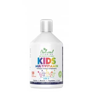 Vegan Natural Vitamins Kids Multivitamin 3+ 500ml- Παιδική πολυβιταμίνη