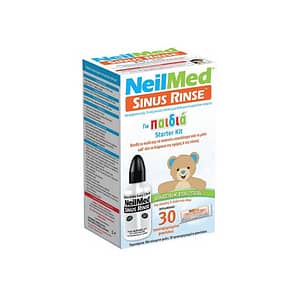 NEILMED Sinus Rinse Kids Pediatric Starter Kit Συσκευή Ρινικών Πλύσεων + 30 Φακελάκια