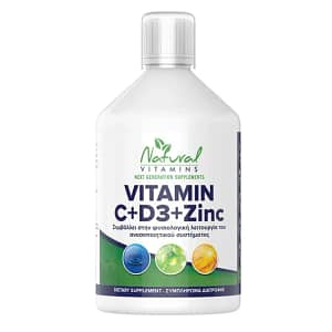 Natural Vitamins Vitamin C+D3+Zinc 500ml
