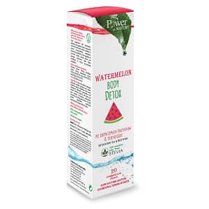 Power Health Watermelon Body Detox Stevia Aναβράζοντα Δισκία για Αποτοξίνωση 20eff tabs