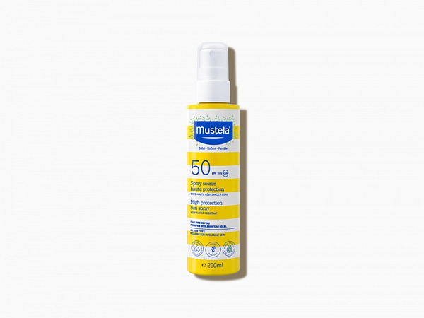 MUSTELA High Protection Sun Spray SPF50 Αντηλιακό Σώματος & Προσώπου Υψηλής Προστασίας 200ml