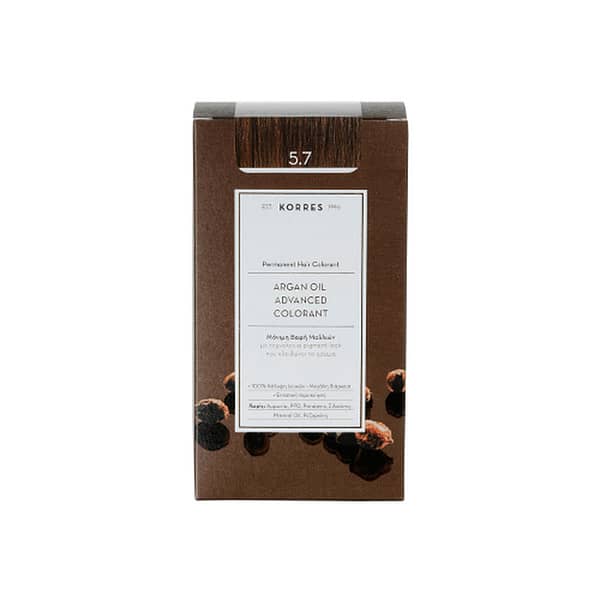 Korres | Argan Oil Advanced Colorant 5.7 | Σοκολατί