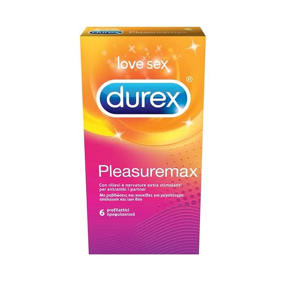 Durex | Pleasuremax | 6 Διεγερτικά Προφυλακτικά