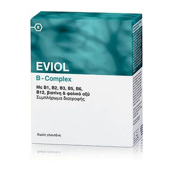 Eviol | B-Complex | Σύμπλεγμα Βιταμινών Β | 60 caps