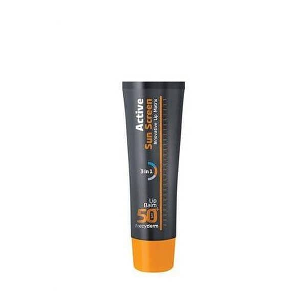 Frezyderm | Active Sun Screen Lip Balm SPF 50+ | Ενεργή Αντηλιακή Προστασία Χειλιών | 15ml