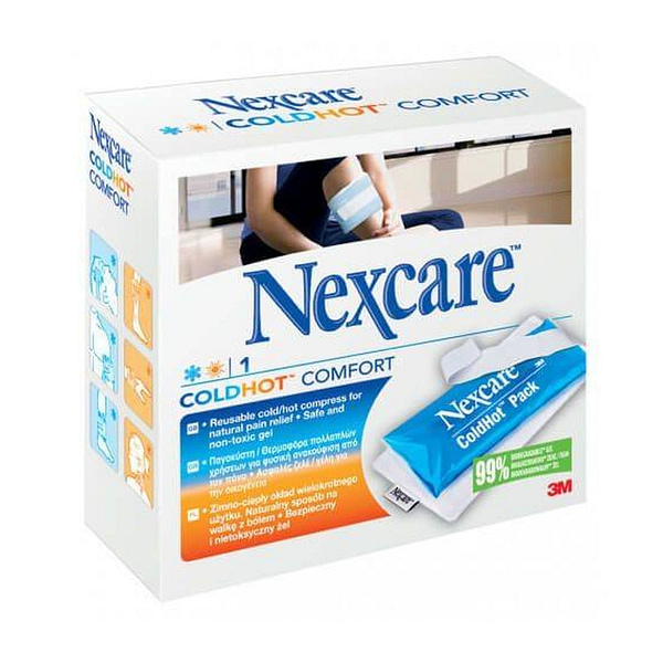 NexCare | Cold Hot Comfort | Παγοκύστη/Θερμοφόρα για Ανακούφιση από τον Πόνο | 11cm x 26cm