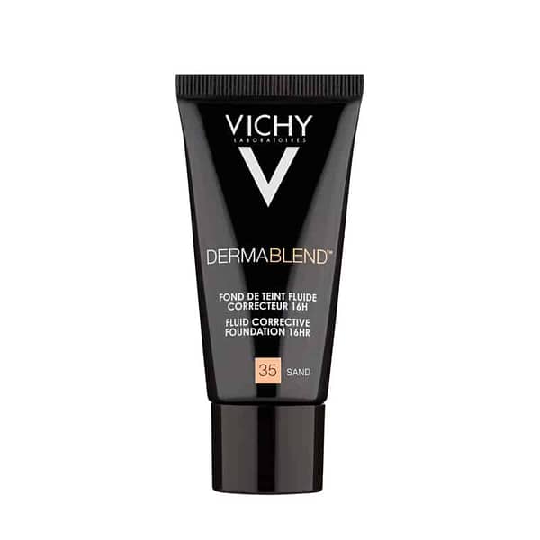 Vichy Dermablend Fluid Corrective Foundation N. 35 SPF 35, Διορθωτικό Make Up με Λεπτόρρευστη Yφή Απόχρωση 35 & SPF 35 30ml