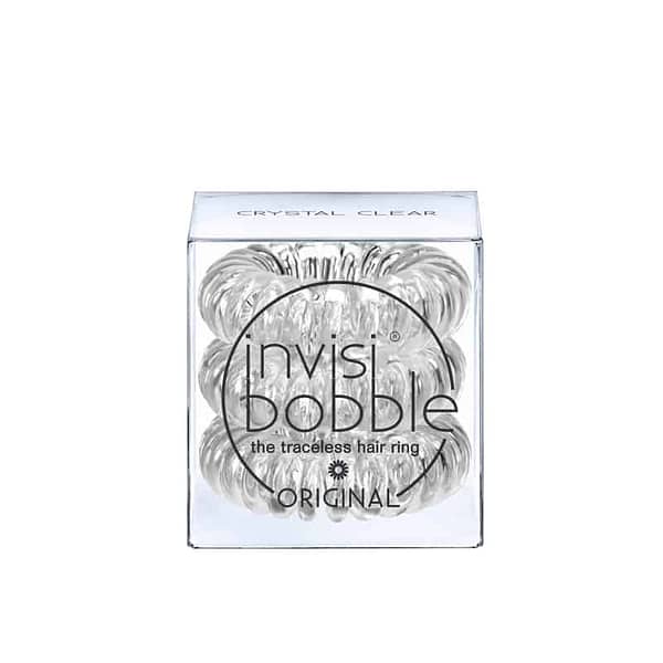 Invisibobble Original Crystal Clear Λαστιχάκια Μαλλιών για Όλες τις Ηλικίες, για Κάθε Στυλ & Τύπο Μαλλιών, 3τεμ