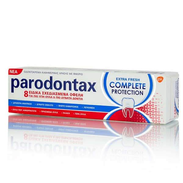 Parodontax Extra Fresh Complete Protection Οδοντόκρεμα Καθημερινής Χρήσης, 75ml