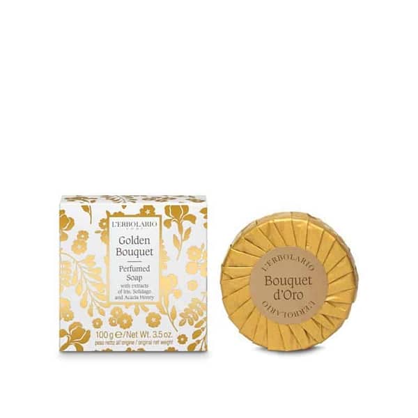 L'Erbolario Bouquet d’Oro, Perfumed Soap, Αρωματικό Σαπούνι 100g