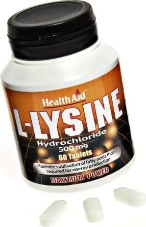 Health Aid L-Lysine 500mg , 60tabs
