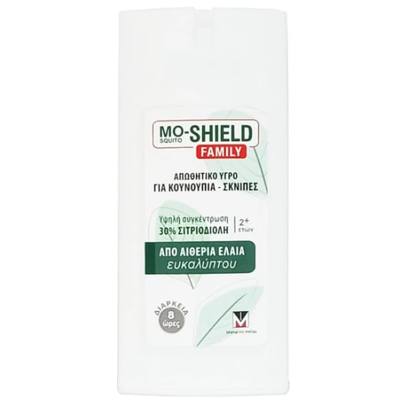 Menarini Mo-Shield Family Απωθητικό Υγρό Για Κουνούπια - Σκνίπες, 75ml