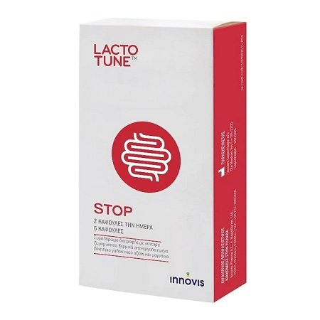 Lactotune Stop Συμπλήρωμα Διατροφής Προβιοτικών για την Πρόληψη της οξείας Διάρροιας, 6caps